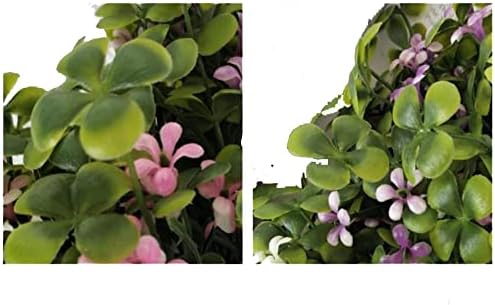 Alipher Artificial Clover Bushes 3PCS White Fake Greenery