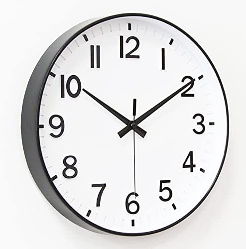 HZDHCLH 12 Inch Battery Operated Wall Clock