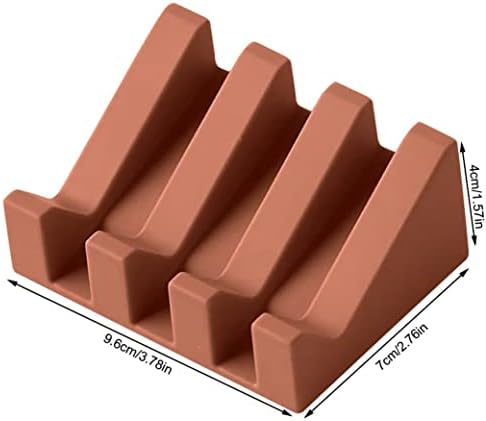 Silicone Soap Dish with Drain for Bath and Kitchen