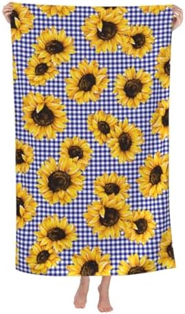 Ti Caldi Vintage Checked Sunflower Beach Towel
