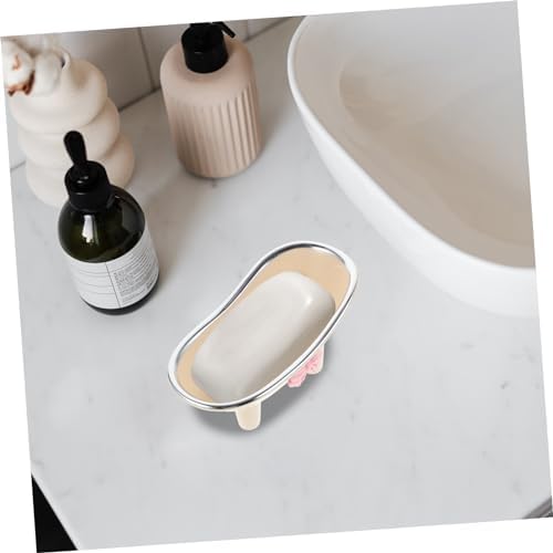 PRETYZOOM Bathtub Shaped Soap Dish Cute Design