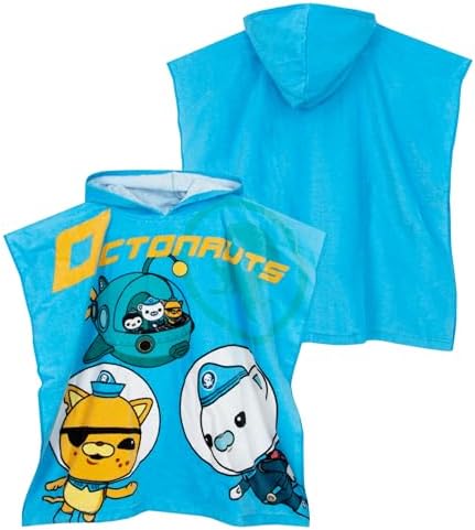 Octonauts Towel Poncho for Kids One Size Blue