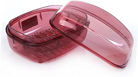 Waterproof Soap Dish Lid Plastic Soap Box for Bathroom Home Use