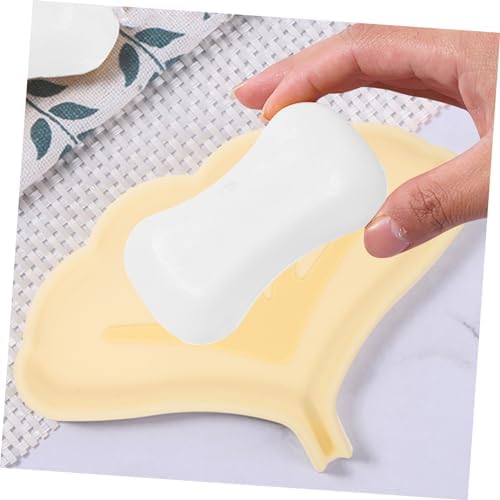 MAGICLULU Silicone Leaf Soap Holder Self Draining