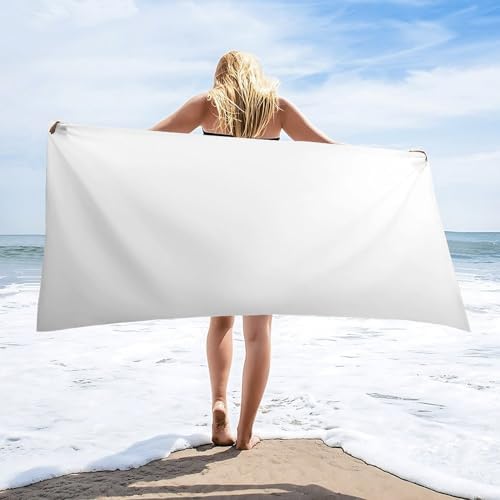 Custom Beach Towel with Photo Text Personalized