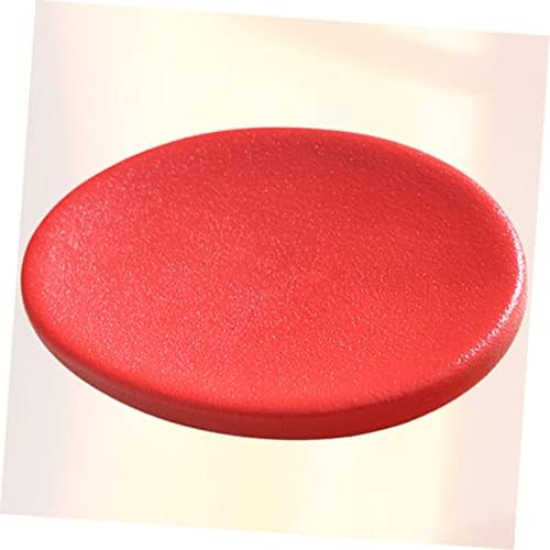 DRESSOOS Ceramic Soap Holder Red Bath Soap Dish