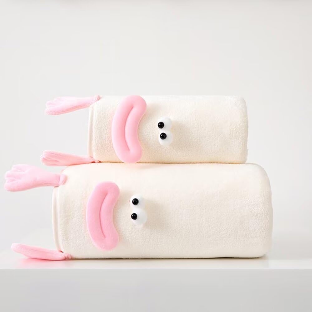 Ailansnug Cute 3D Duck Bath Towel Set 2 PCS 1