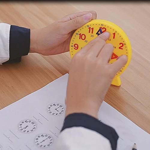 DHCHAPU Student Learning Clock 4 Inch 1224 Hour