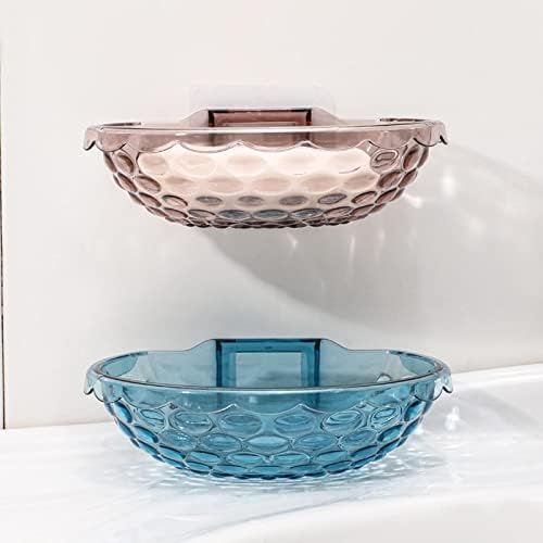Nifao Non-Perforated Transparent Soap Rack Wall Mount