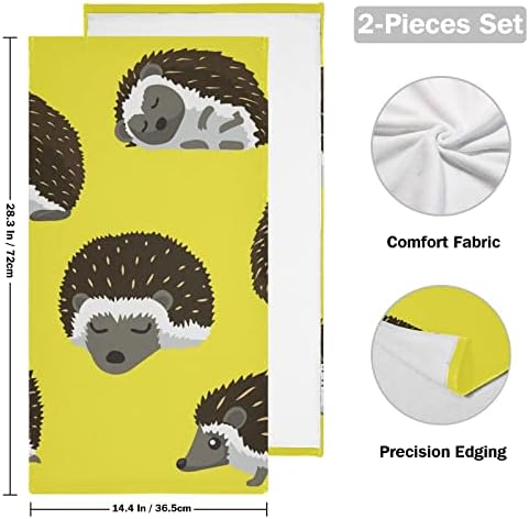 GEDAKO Hand Towels Set 2 pcs Soft Bath Towel