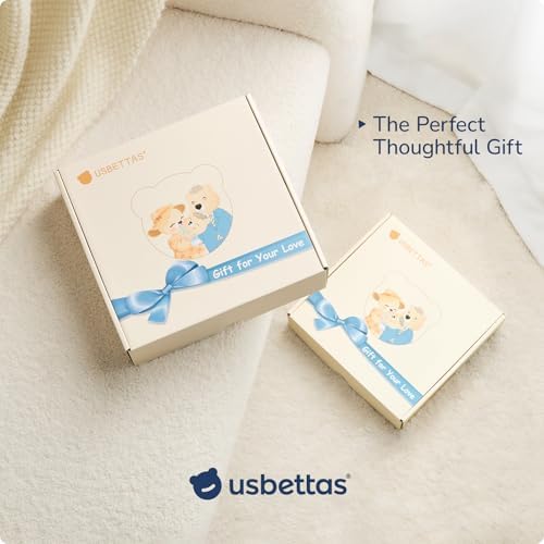 USBettas Kids Towel Poncho - Soft Coral Fleece with Bunny Design