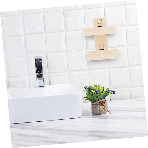 Happyyami Double Layer Wall Mount Soap Holder