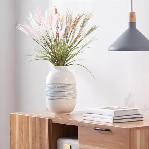 ZHDOKA 2PCS Artificial Reed Plants for Boho Wedding Decor