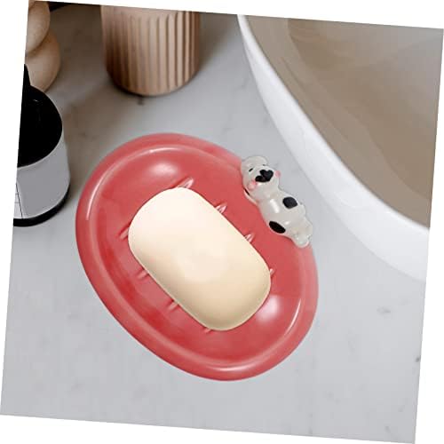 ABOOFAN Cute Soap Dish with Drainage 1