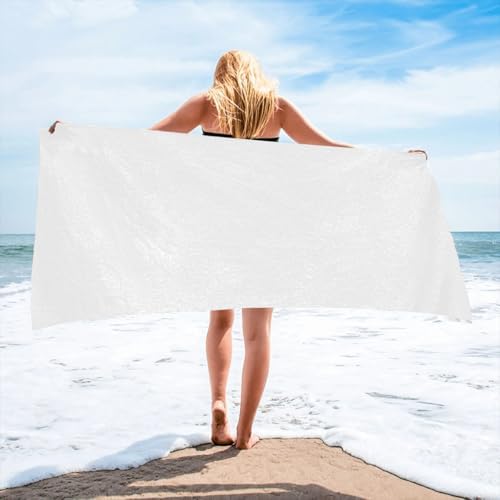 Custom Personalized Beach Towel with Photo and Text 1