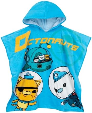 Octonauts Towel Poncho for Kids One Size Blue