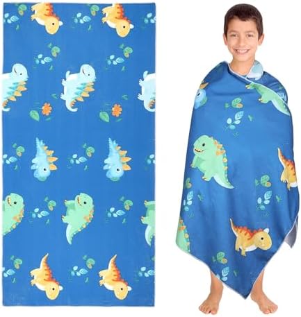 Cumule 60X 30 Dinosaur Beach Towel for Kids