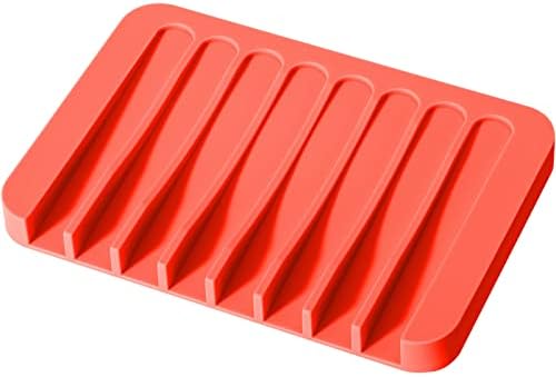 Urbanstrive Flexible Silicone Soap Dish for Bathroom and Kitchen 1