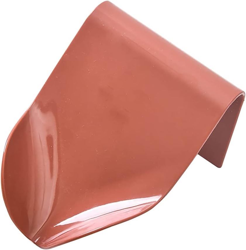SEIWEI Red V-Shaped Soap Dish Self Adhesive Drainable 492 Inch