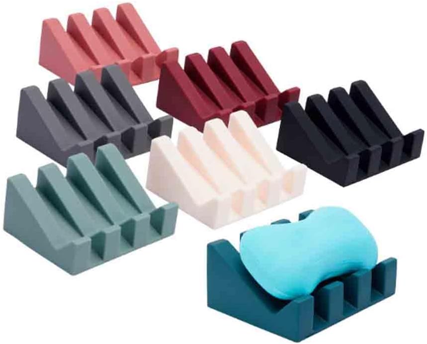 TOOLSTAR Bathroom Silicone Soap Dish Holder