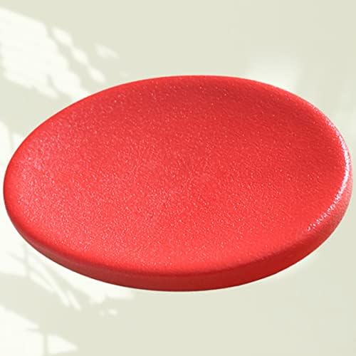 HOLIDYOYO Ceramic Soap Box Red Soap Dish Elegant Bathroom Holder