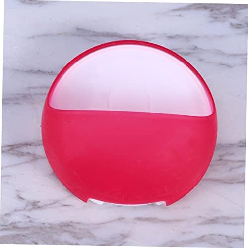 UTHCLO Multi-Functional Soap Dish Red Wall Holder