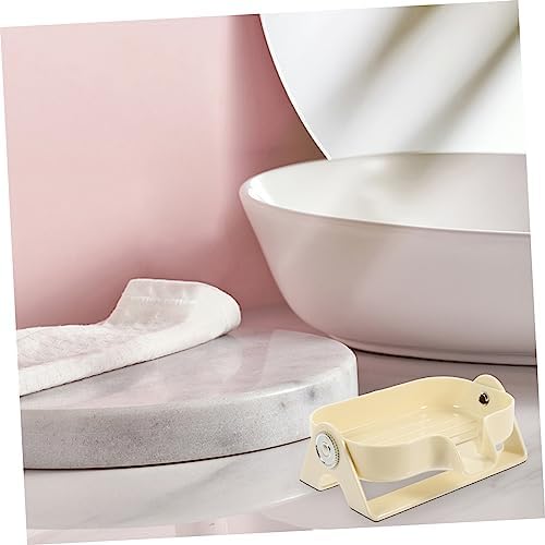 WOONEKY Self-Draining Soap Dish Holder for Bathroom and Kitchen Use 1
