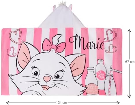 Disney Aristocats Marie Hooded Towel for Girls