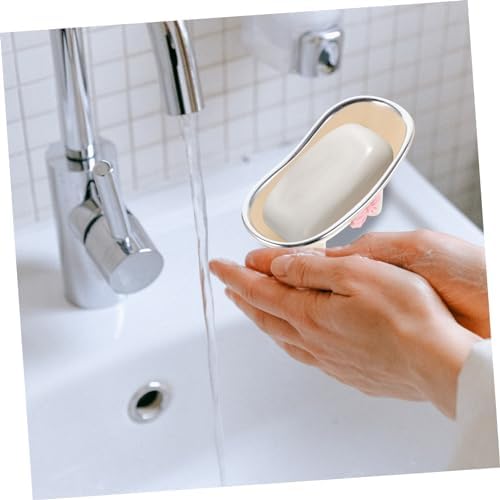 Bathtub Shaped Soap Dish Cute Design with Drain