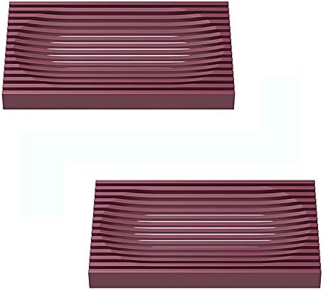 SHOUCAN Shower Soap Dish Red 2PCS
