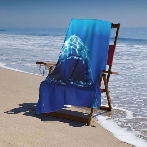 Ti Caldi Horror Shark Beach Towel Quick Dry Microfiber