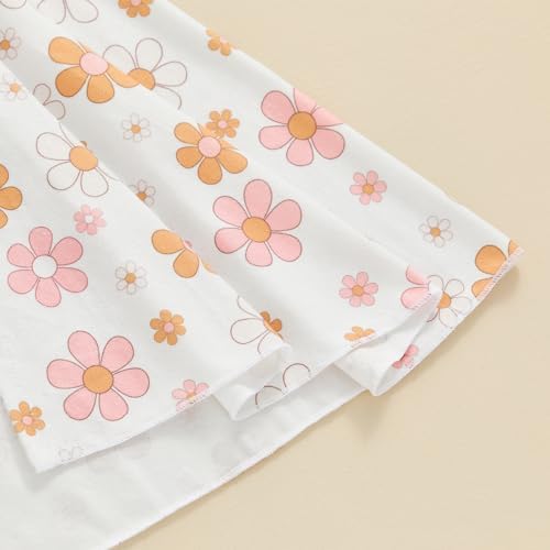 SAYOO Toddler Hooded Towel Floral Wrap for Girls 18-24M