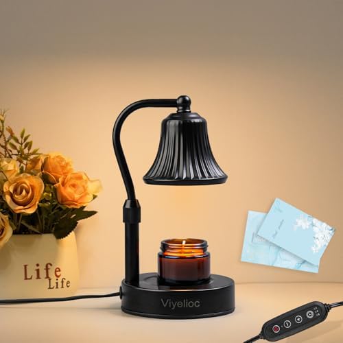 Viyelioc Candle Warmer Lamp with Timer and Dimmer