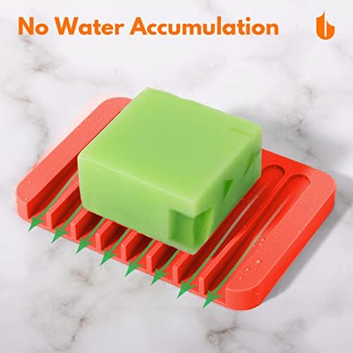 Urbanstrive Flexible Silicone Soap Dish for Bathroom and Kitchen 1