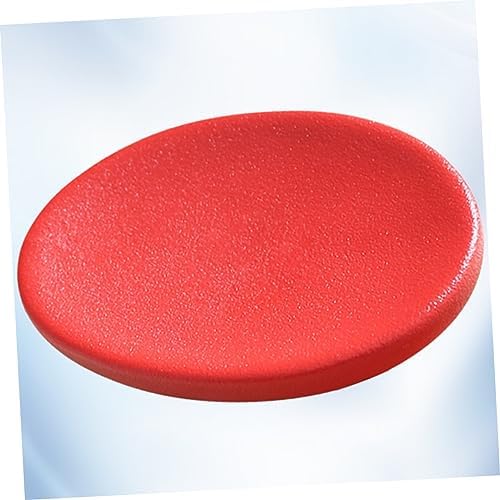 Garneck 1pc Ceramic Red Soap Dish Holder for Bathroom and Home