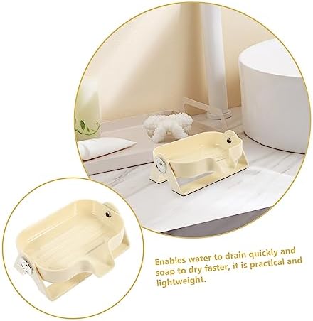 LIFKICH Bathroom Soap Dish Modern Self-Draining Holder 1