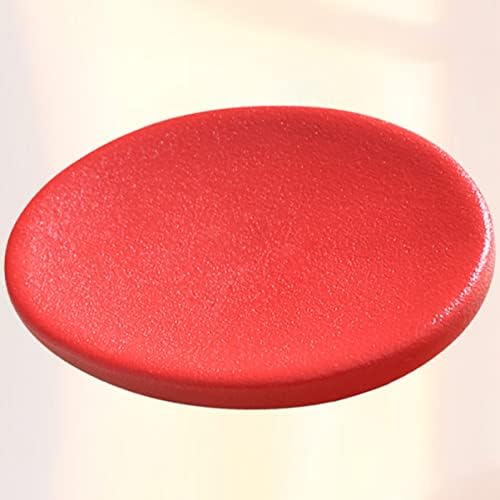 HOLIDYOYO Ceramic Soap Box Red Soap Dish Elegant Bathroom Holder