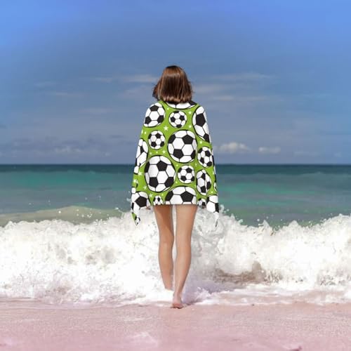 Soft Microfiber Soccer Beach Towel for All Ages