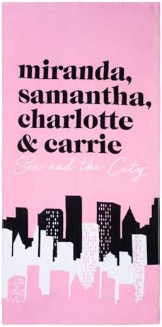 Jay Franco Sex and The City Beach Tote Bag and Towel Set 1