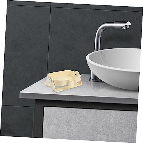 BUGUUYO Self-Draining Soap Dish Holder for Bathroom and Kitchen