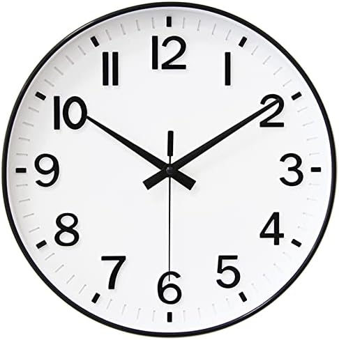 HZDHCLH 12 Inch Battery Operated Wall Clock