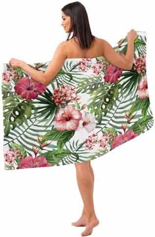 Huotupsine Tropical Bath Wrap Towel for Women