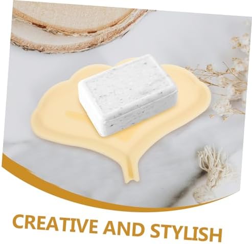 MAGICLULU Silicone Leaf Soap Holder Self Draining