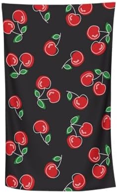 VOOHDDY Red Cherry Microfiber Beach Towel