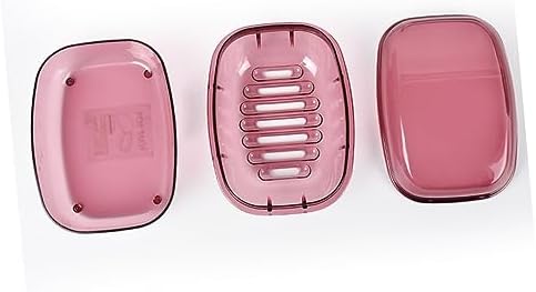 Waterproof Soap Dish Lid Plastic Soap Box for Bathroom Home Use