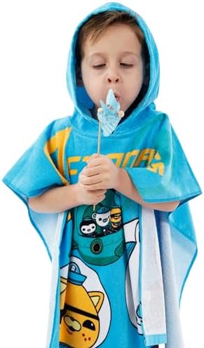 Octonauts Towel Poncho for Kids One Size Blue