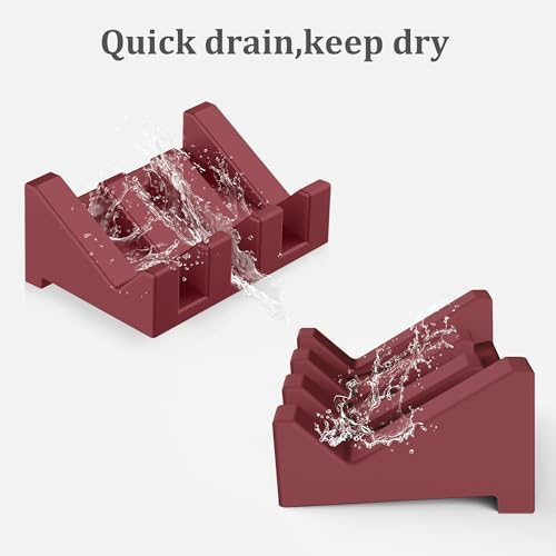 EGWON Silicone Soap Dish with Drainage
