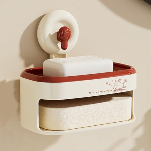 KIEUIENK Suction Cup Soap Holder for Shower