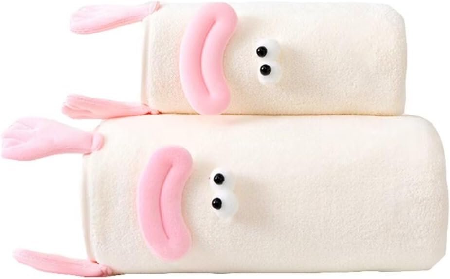 Ailansnug Cute 3D Duck Bath Towel Set 2 PCS 1