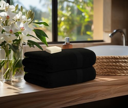 Avalon Towels Luxury 8-Piece Set Black